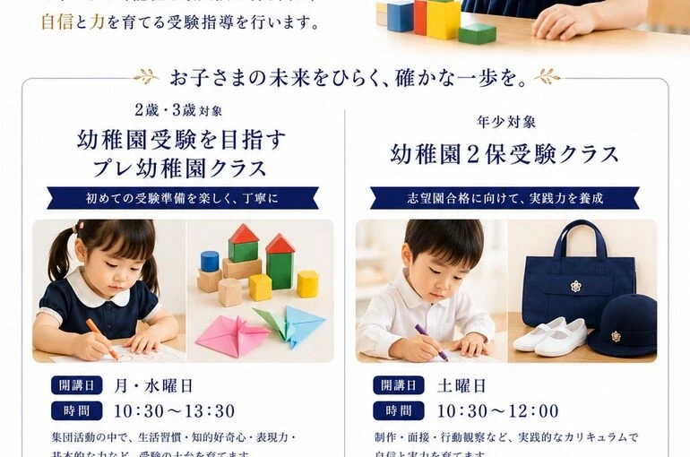 幼児受験クラス案内